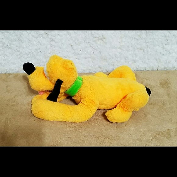 Vintage Disney Parks Authentic Plush Pluto Toy Dog - Picture 5 of 11